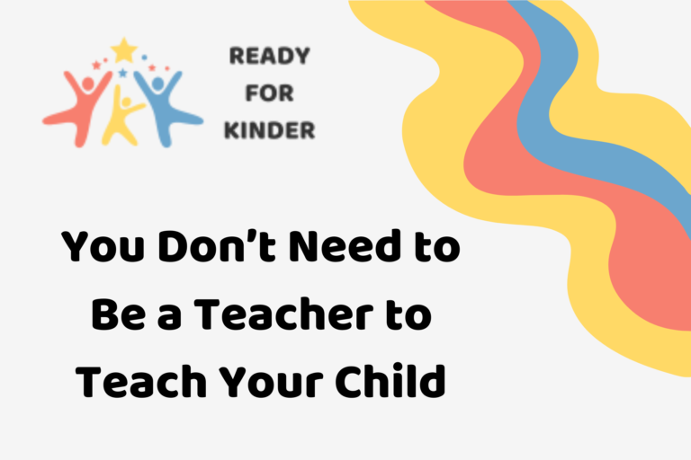 Ready for Kinder - You Don't Need to Be a Teacher to Teach Your Child with decorative designs